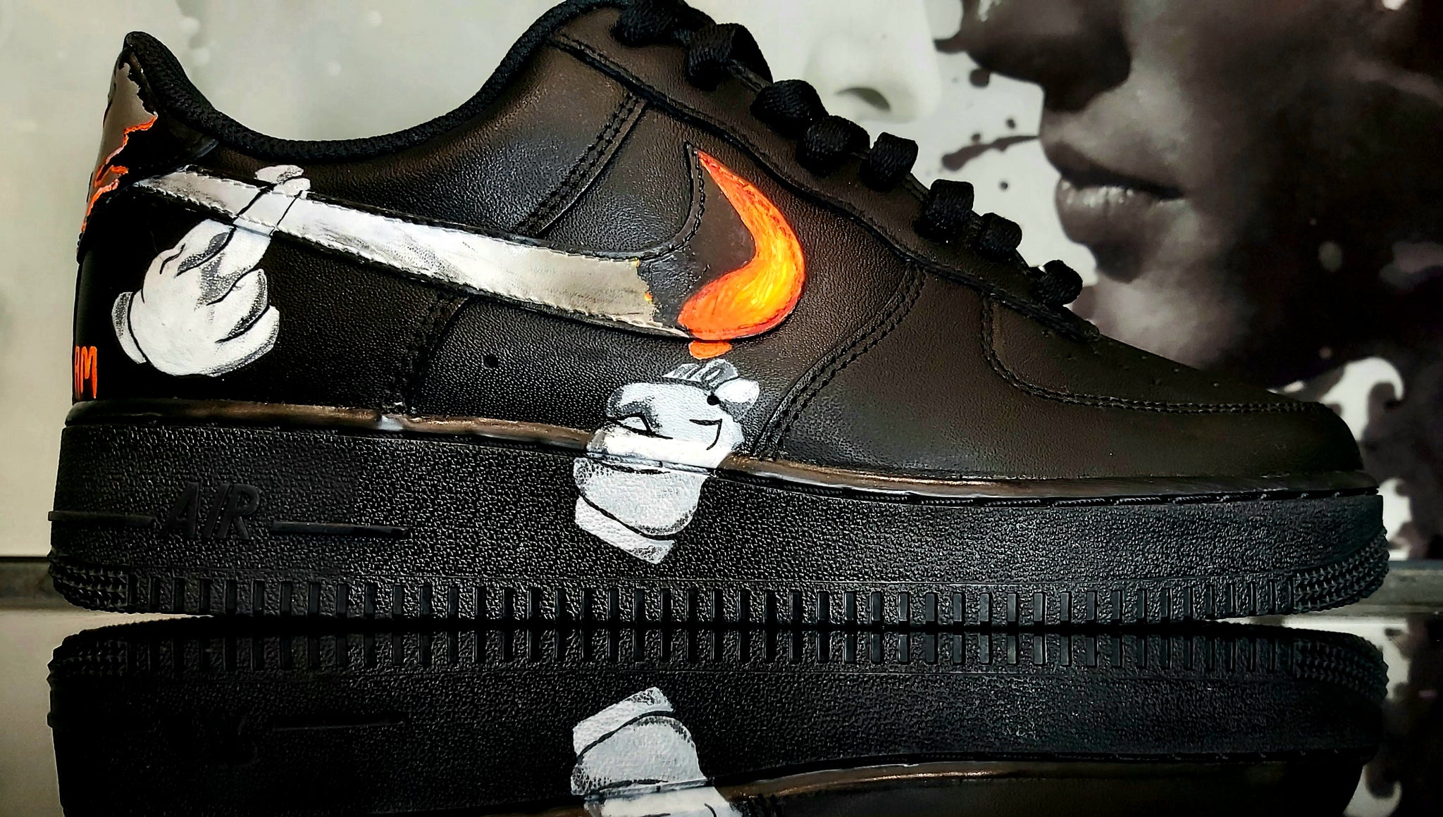 Nike af1custom SMOKE