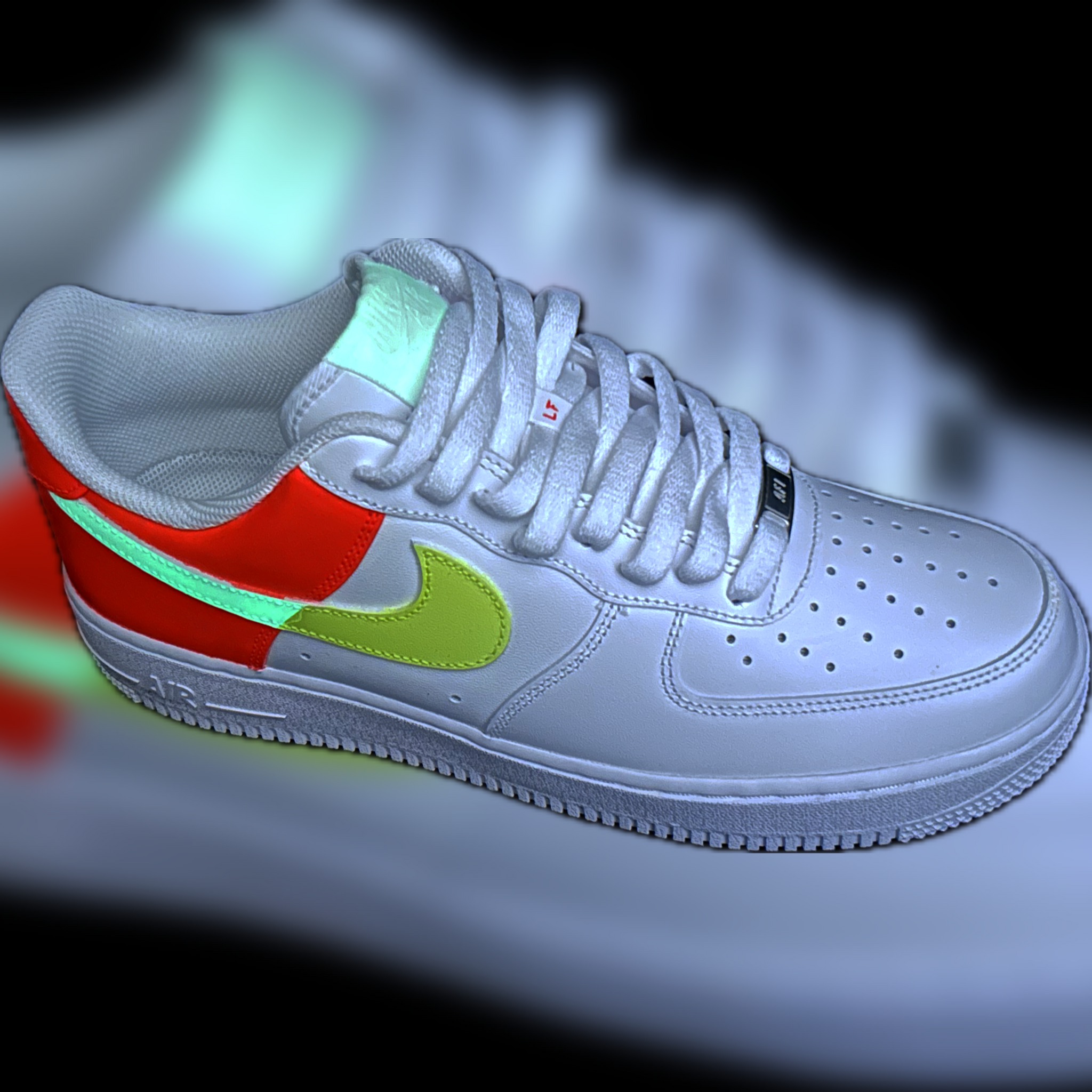 Nike af1 TOVI “neon”