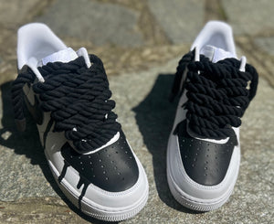 Nike af1 black drop & big laces