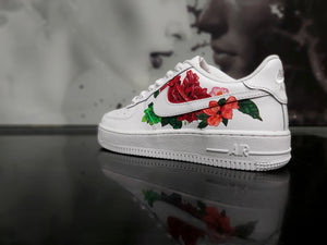 Nike air force flowers