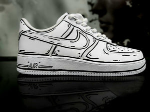 NIKE AIR FORCE CARTOON