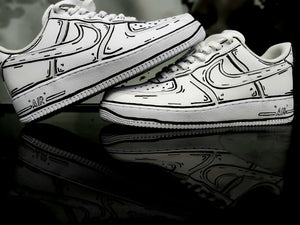 NIKE AIR FORCE CARTOON