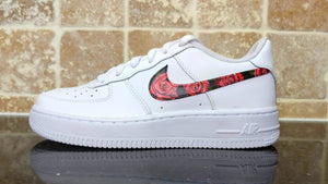 NIKE AIR FORCE RED ROSE