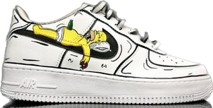 Nike af1 Ricky and morty&Homer