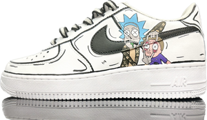 Nike af1 Ricky and morty&Homer